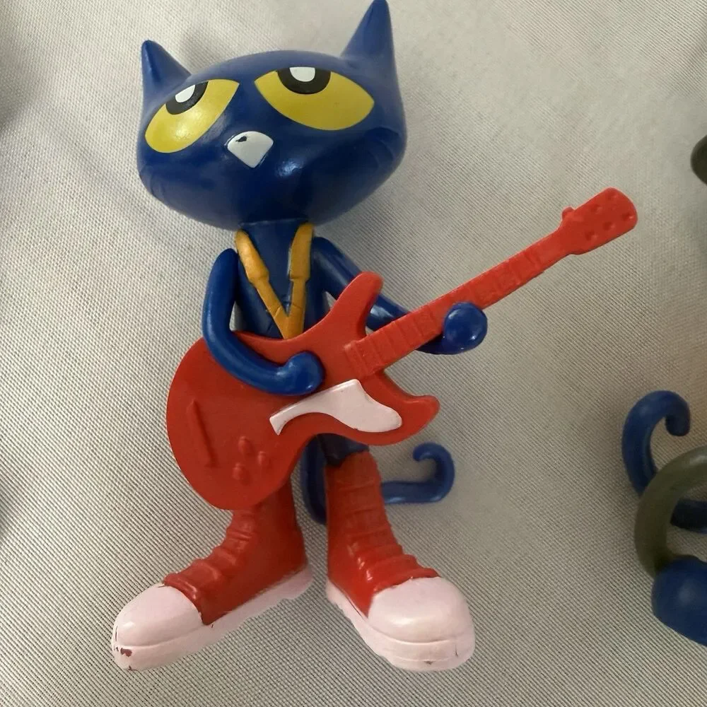Pete The Cat Action Figures Toy Lot Of 5 Bundle